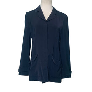 Giorgio Armani black long sleeves hidden buttons blazer size 40 - US XS